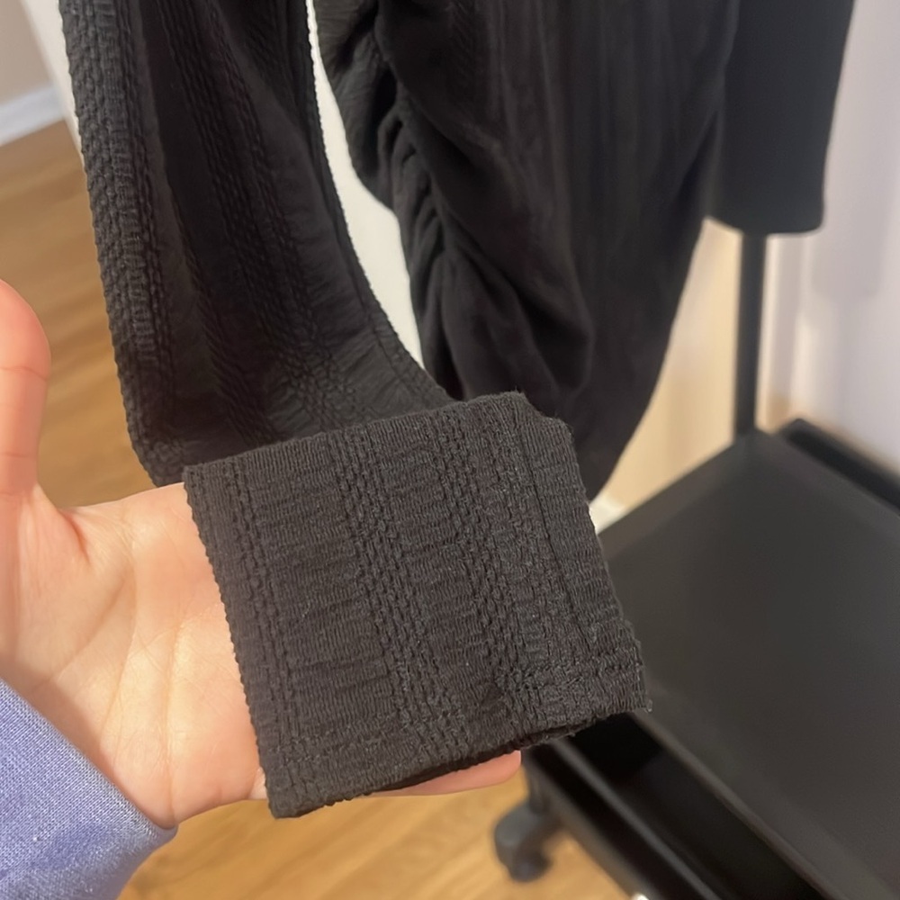 Black Asymmetrical Top - Picture 3 of 12